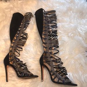 Schultz Cage High knee Sandal...